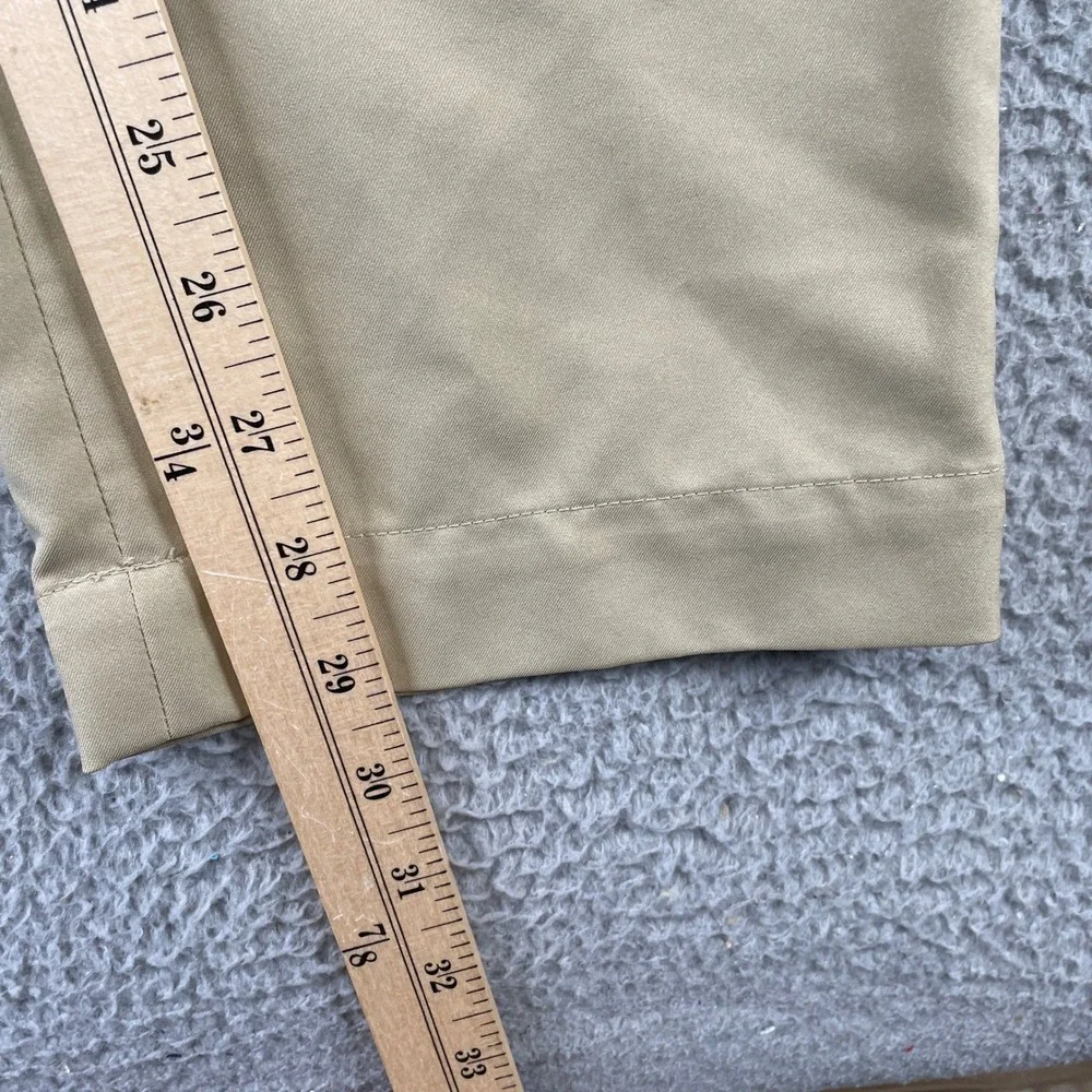 Polo Ralph Lauren Pants Mens 32/30 Tan Slim Fit Chino Trousers Khaki Polyester - Picture 6 of 10
